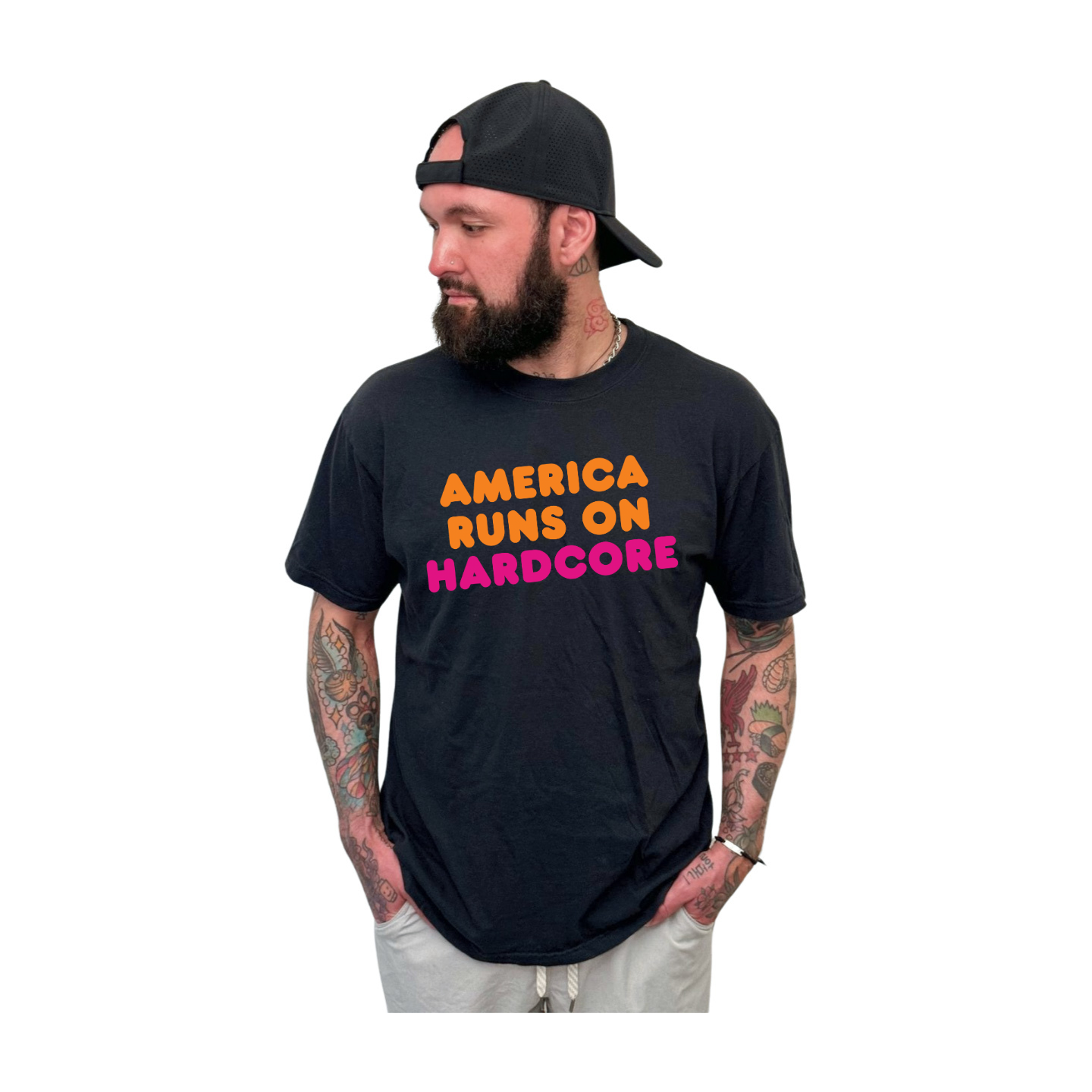 America Runs On Hardcore T-Shirt