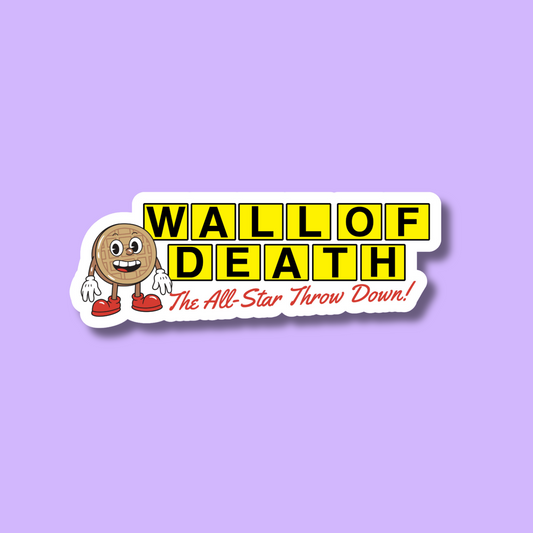 Wall of Death Waterproof Sticker